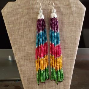 Beaded Tassel earrings